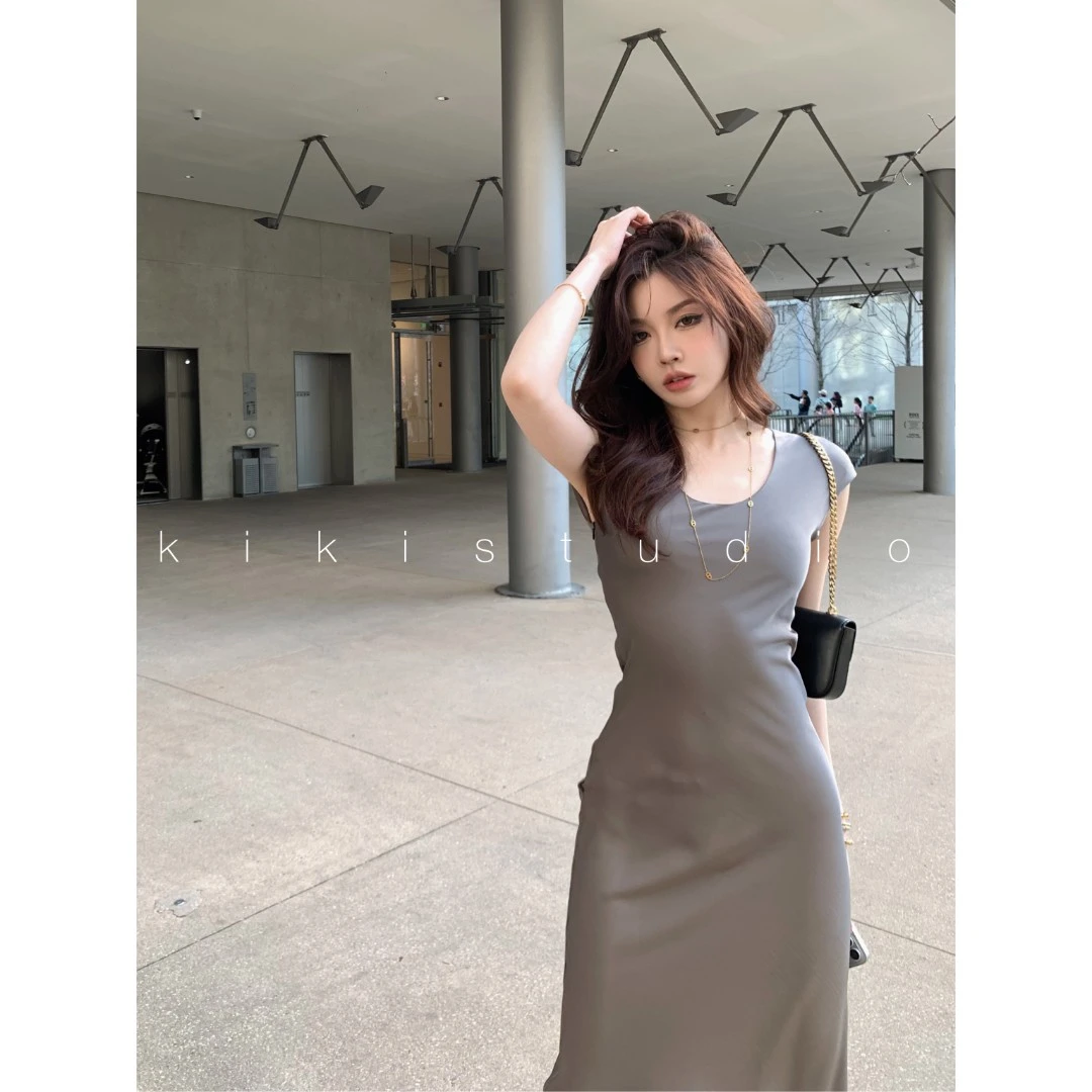 FIINAL《前卫标杆》显瘦气质夏季修身连衣裙