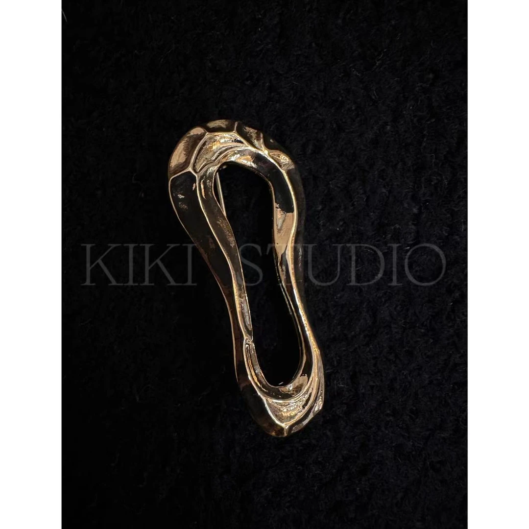 合金胸针 FIINAL《几何胸针》复古不规则几何时髦胸针