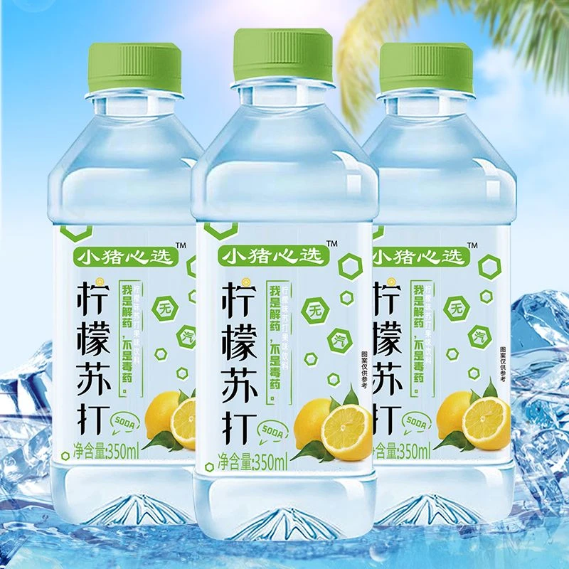 苏打水350ml×24/12瓶无气弱碱果味苏打水饮料多规格清新解暑清凉