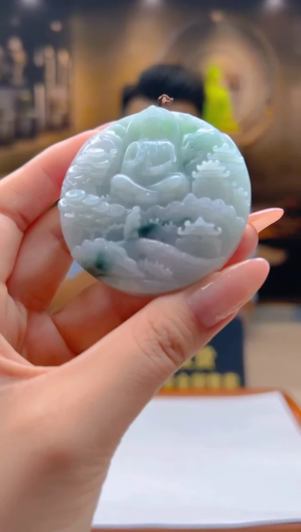 【闪购商品】翡翠颈饰未镶嵌2024-7-17-36
