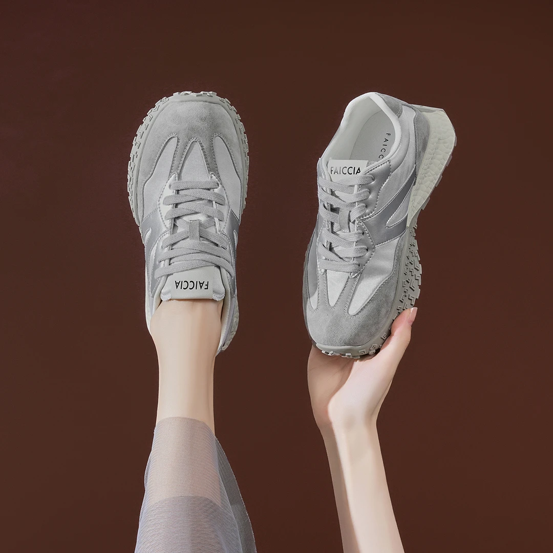 休闲时尚鞋2024新款ins运动时尚百搭经典厚底舒适透气休闲鞋w119