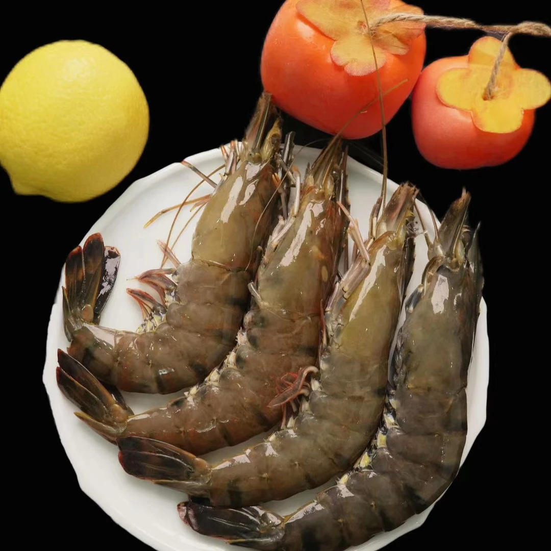 深海黑虎虾 特大号 15个头规格 3斤/盒 连云港发货