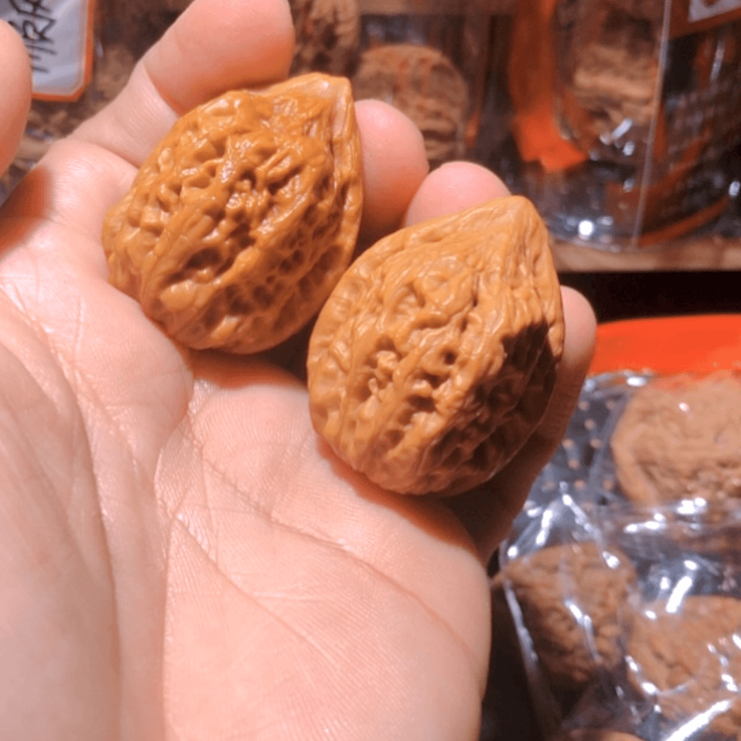 【闪购商品】文玩核桃把件赤龙鸡心