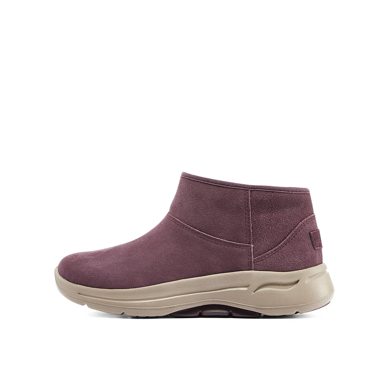 Skechers斯凯奇GO WALK ARCH FIT系列女款一脚蹬加厚中帮靴144404