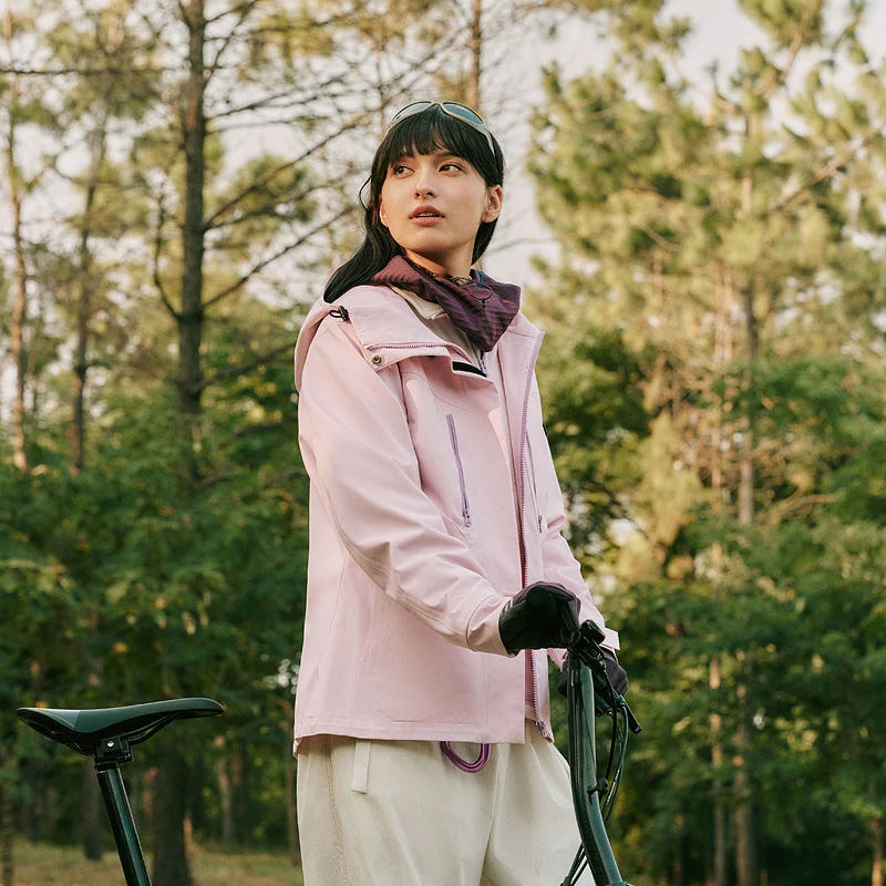 【斯凯奇】魔方三合一冲锋衣外套L324W139/L324M148 DB