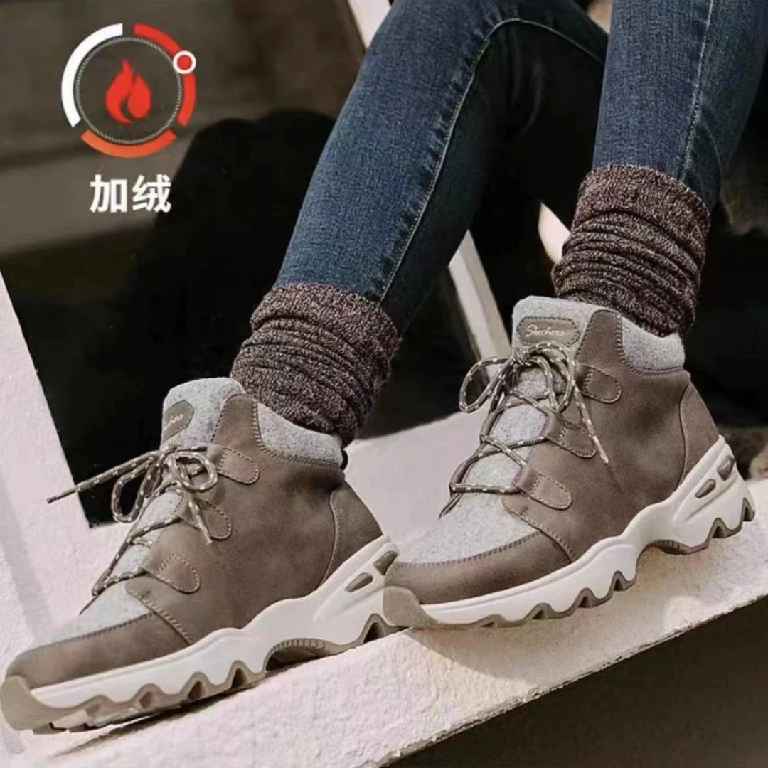 Skechers斯凯奇2023年新款女士雪地靴保暖新款休闲漫步鞋167841