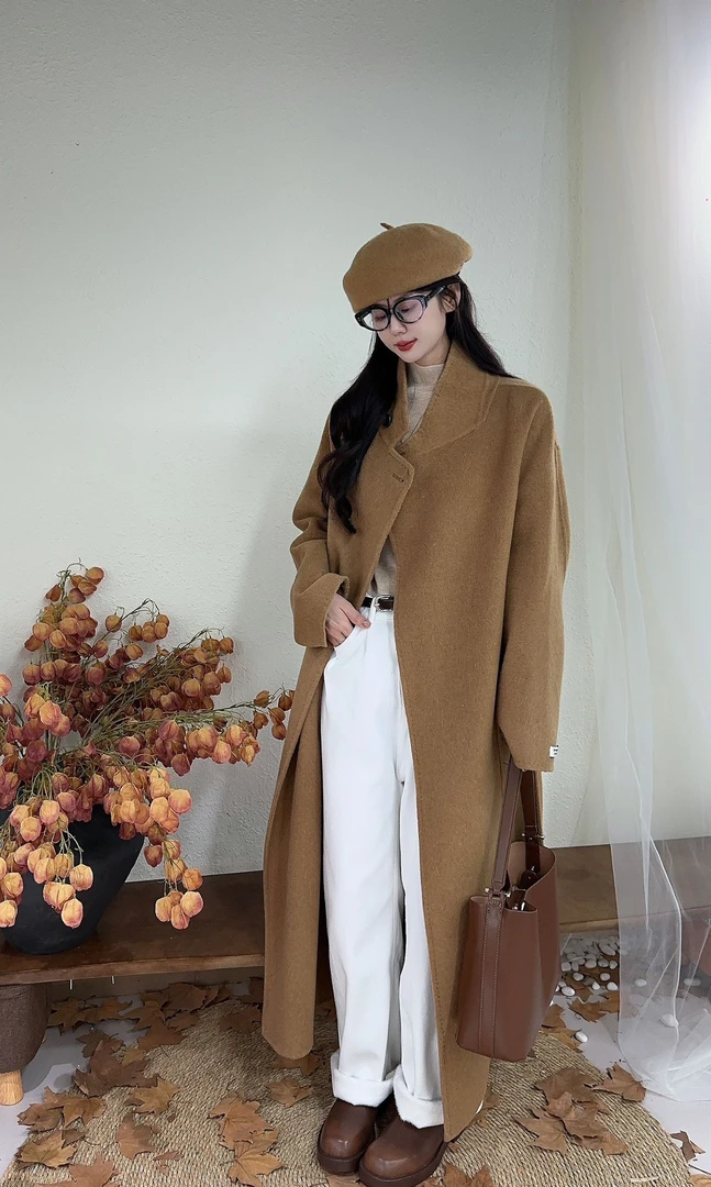 衍海共工厂店【541-550】2024秋冬双面羊毛大衣