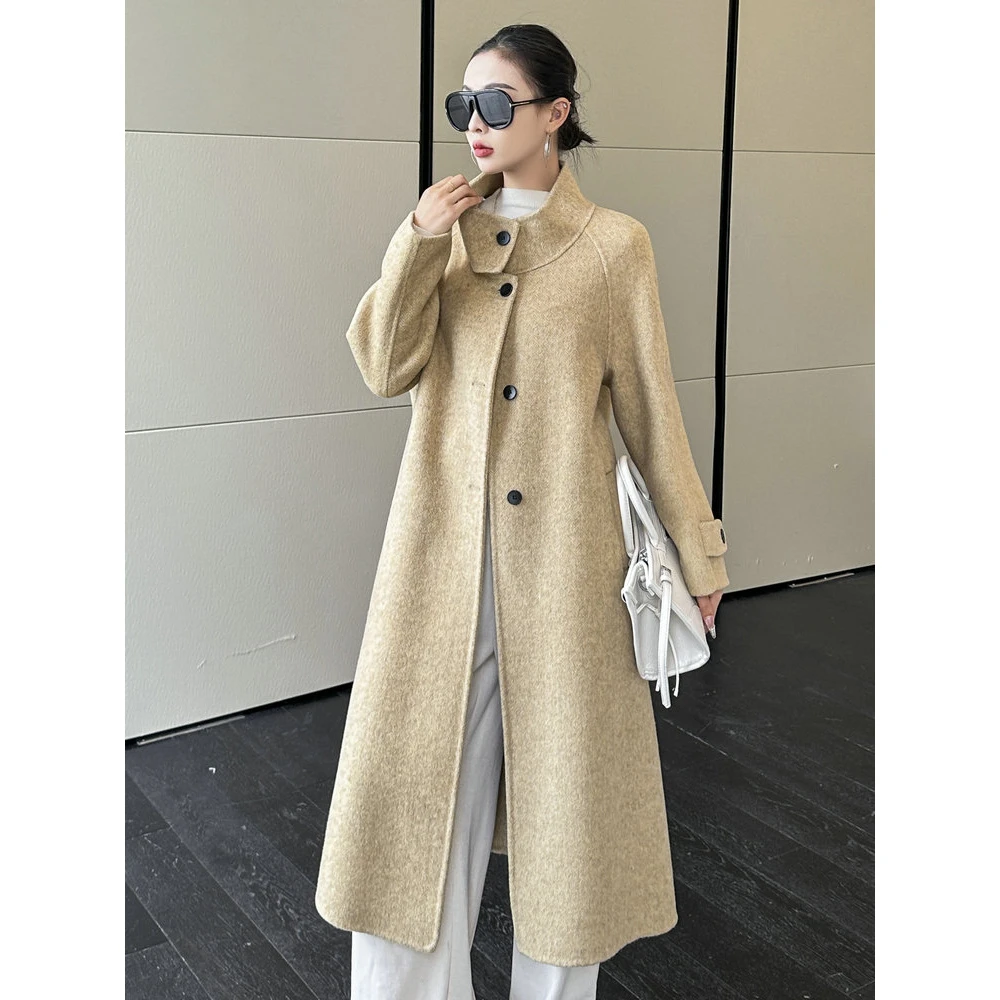 丹丹2025新款【391-400】双面羊毛大衣气质外套时尚冬女士