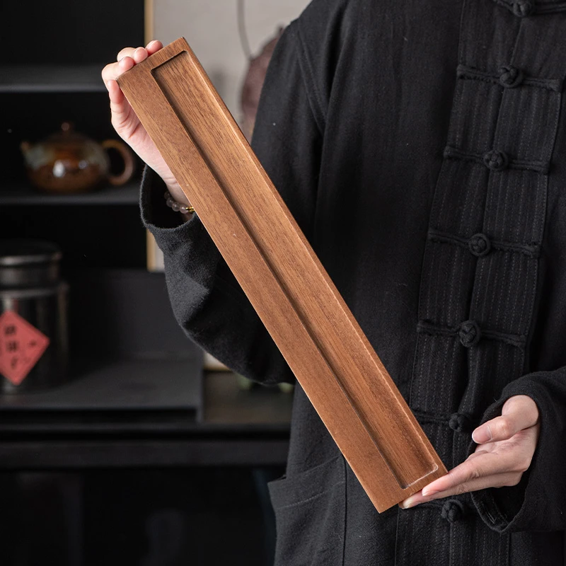 胡桃木茶杯架功夫茶具托晾茶杯收纳展示架沥水架茶具