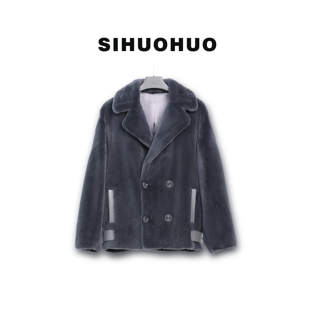 SHH——67263哥本哈根水貂貂绒【小泰迪】时尚轻奢百搭休闲款貂绒外套