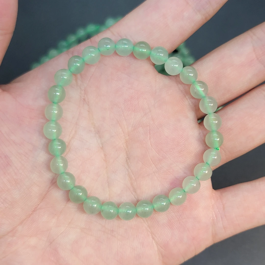 天然东陵玉手串6mm-广恒玉业