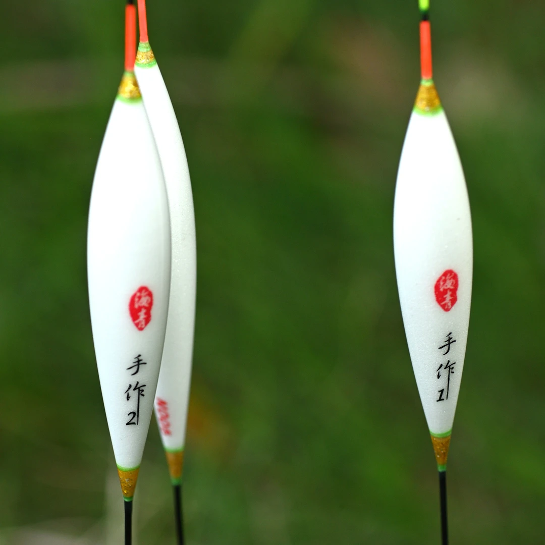 伽怡甄选手工高端竞技鲫鱼鲤鱼黑坑浮漂高倍比灵敏度定制系列进口