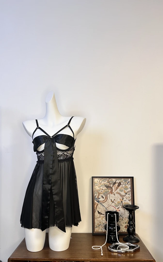 「凌晨礼物」法式蕾丝气质轻奢网红时尚夏季睡裙女士