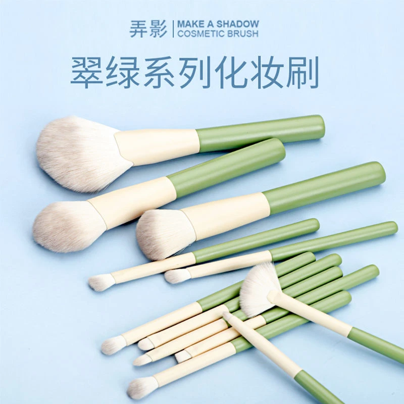 纯洁雅化妆刷套装全套超柔软毛新手学生平价散粉腮红眼影刷收纳桶