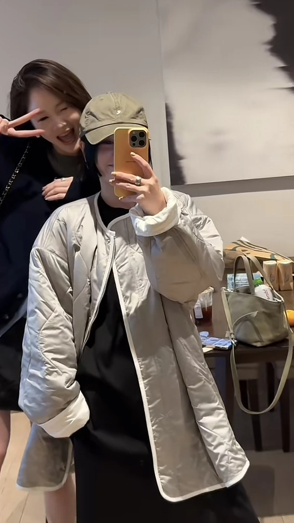 LIS&Az-轻薄小白边棉服 246026 红人上新