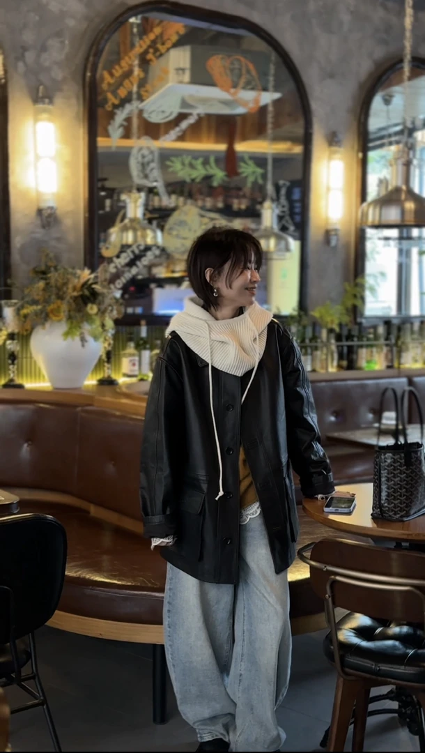 LIS&Az-黑金皮衣 sh11610