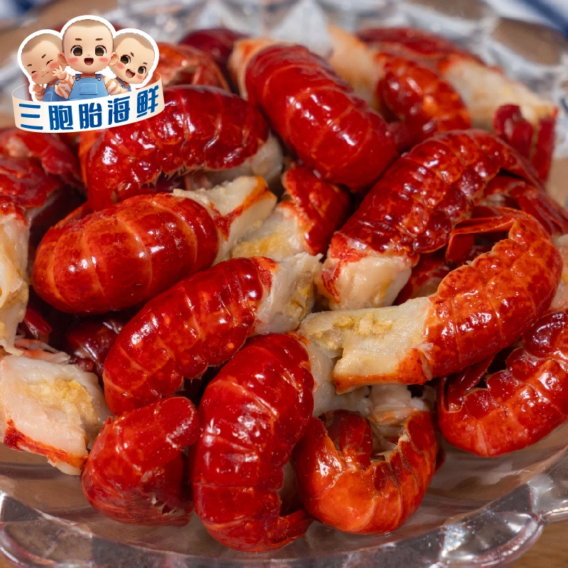 【当季新虾】④2025年新虾去头小龙虾 160-180粒/斤虾尾 500g/包*4包