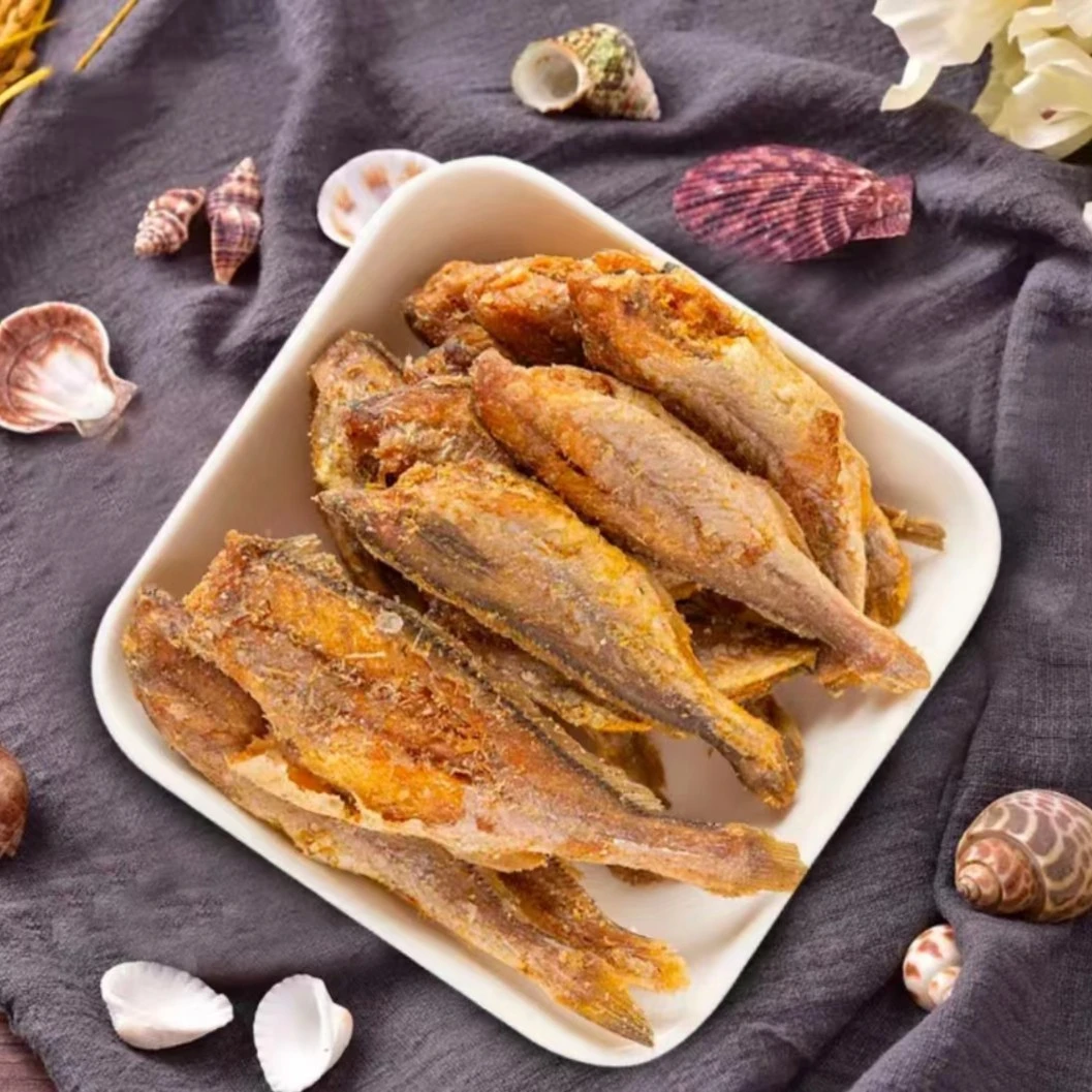 【三胞胎海鲜】香酥小黄鱼 营养酥脆 开袋即食鲜味香脆80克/包*10包
