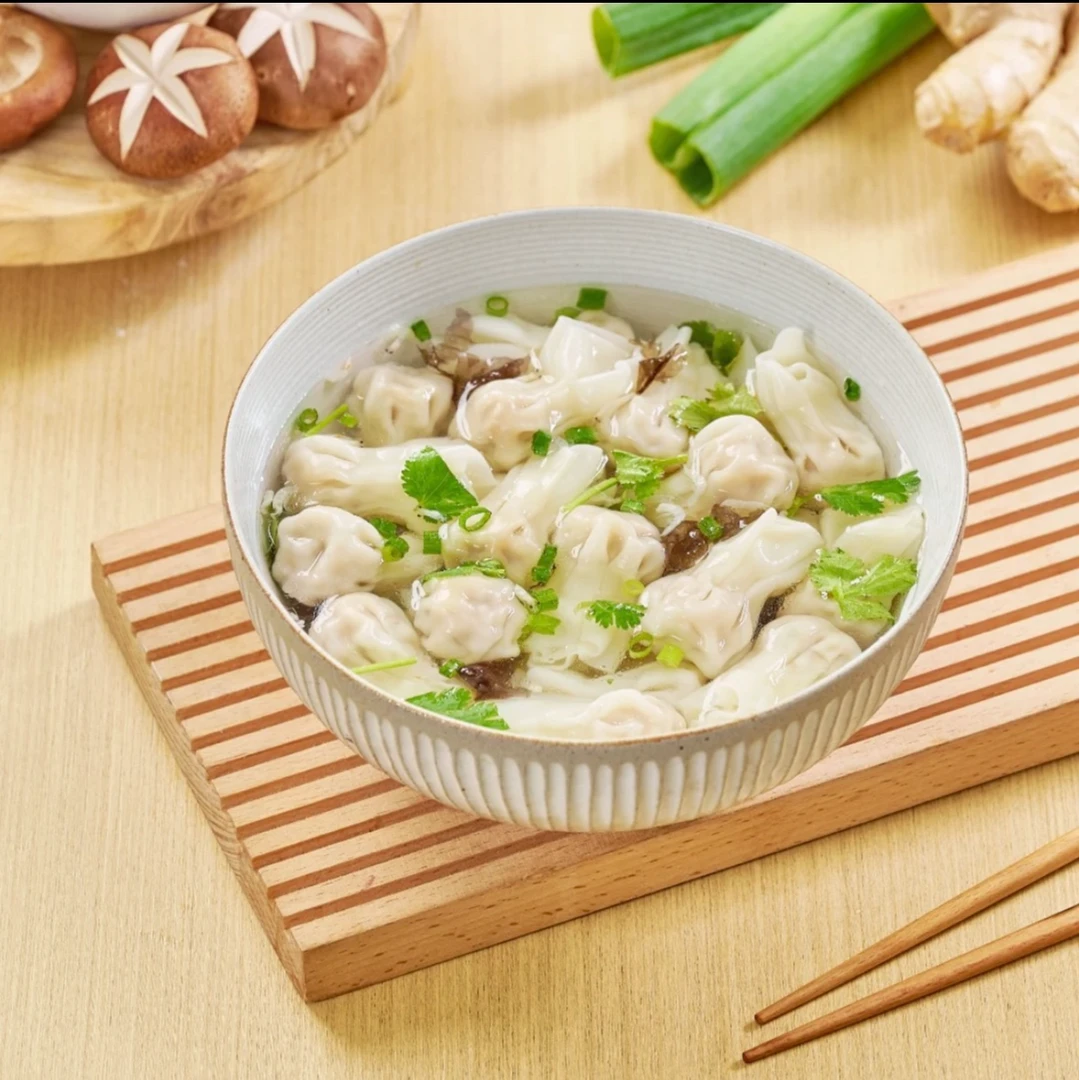 【顺丰发货】① 皮薄馅大美味虾仁鲜肉小馄饨手工制作 160克/包*12包