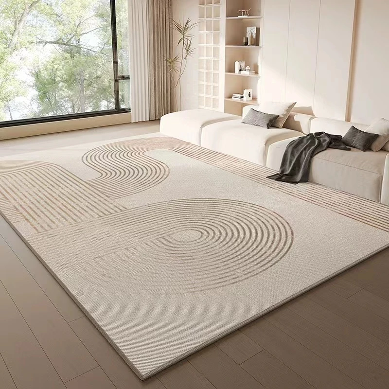 圣源地毯  慕可缇 2024新款轻奢高级感少发茶几奶油风卧室床边毯