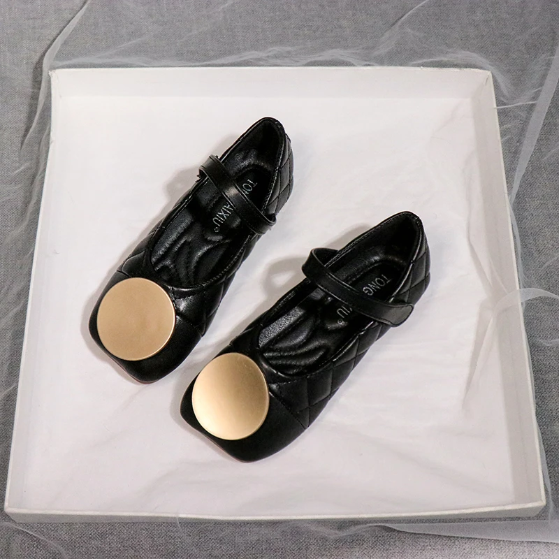 女童爱莎公主鞋2024春秋新款小女孩软底单鞋配礼服皮鞋儿童水晶鞋