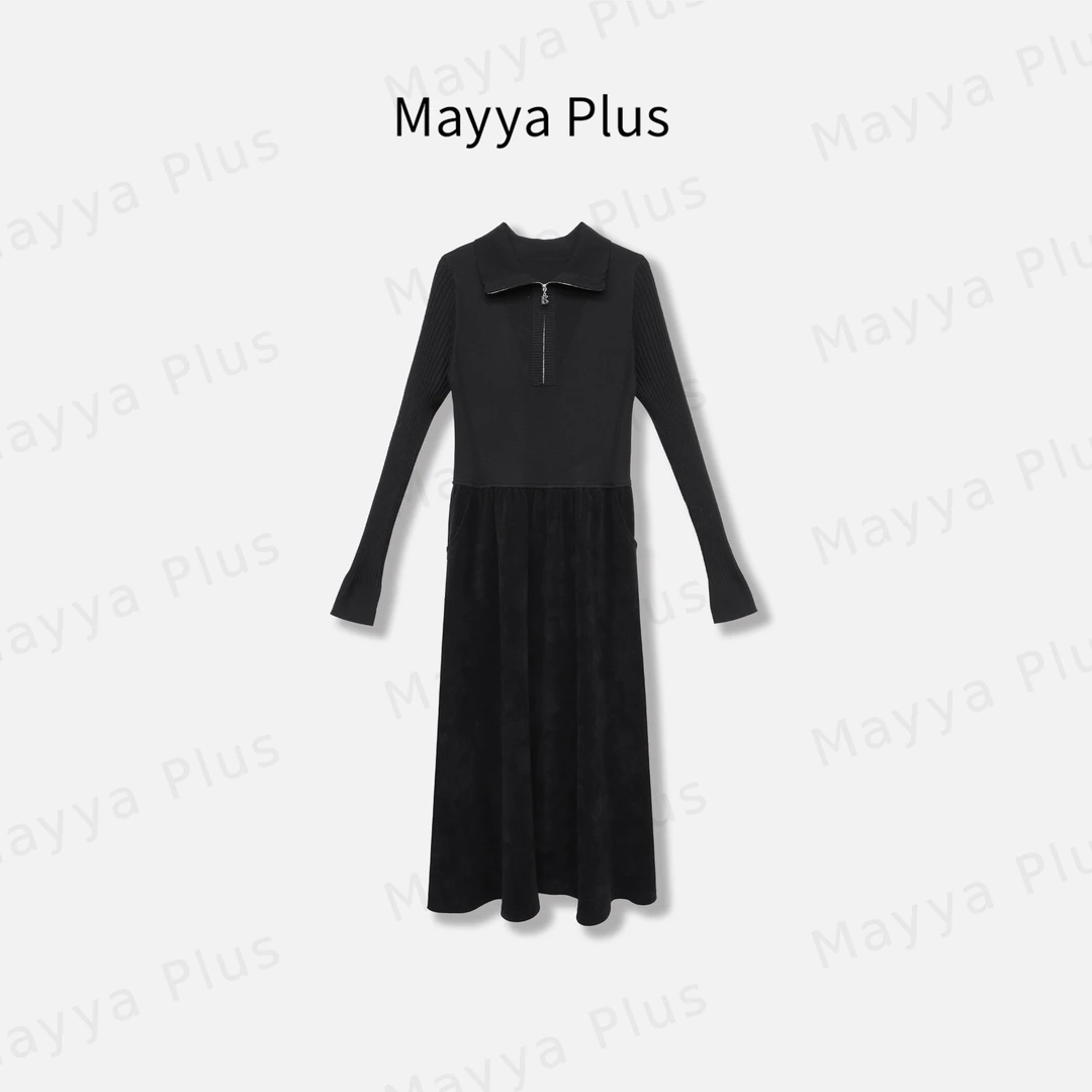 【歌剧院】Mayya Plus麦芽定制轻奢气质显瘦款连衣裙32446870