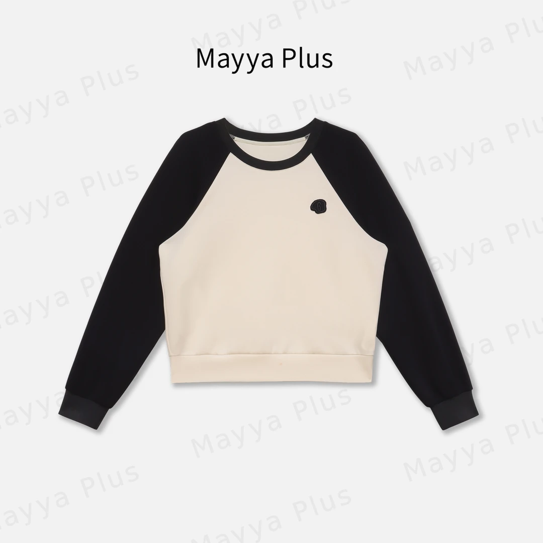 【自由感】Mayya Plus麦芽定制轻奢气质显瘦百搭针织上衣32436205A