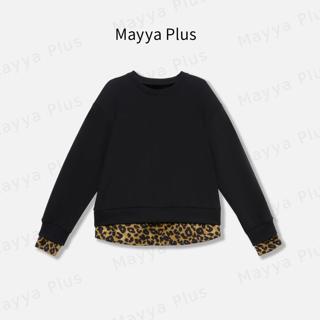 【城市日记】Mayya Plus麦芽定制轻奢气质显瘦百搭针织上衣32446276