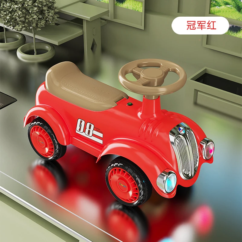 复古滑行老爷车儿童玩具溜溜滑滑车男孩女孩宝宝小汽车扭扭车
