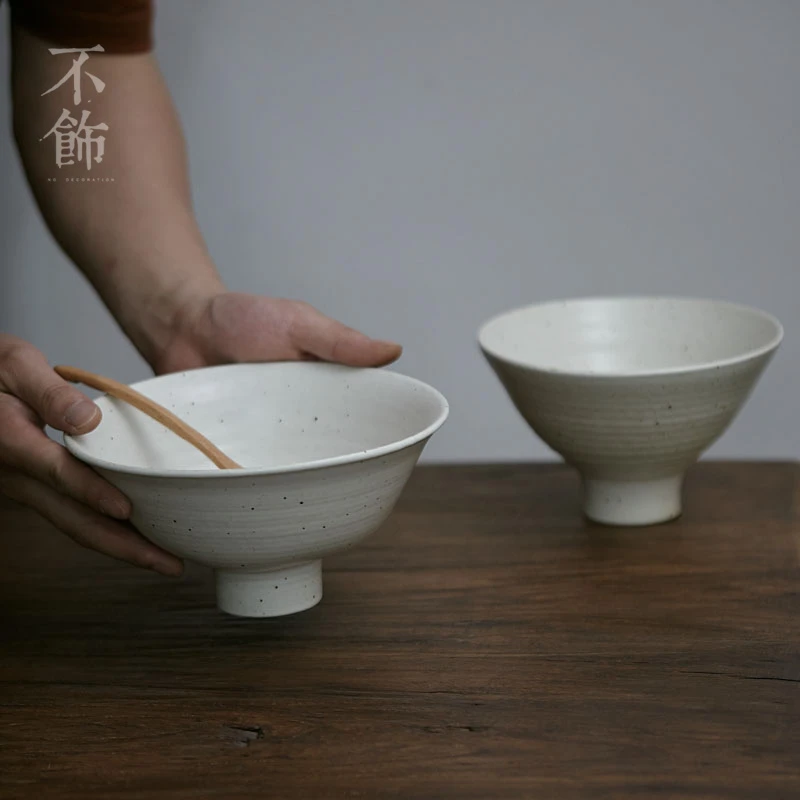 《雾里 Hand Work》高足陶碗