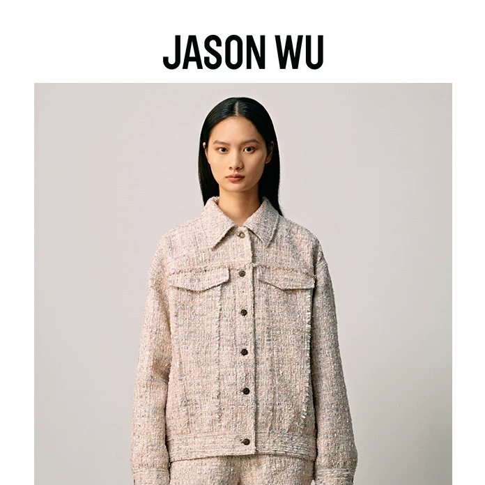 【秋季新品】JASON WU 25年新款粗花呢小香风宽松上衣夹克外套女