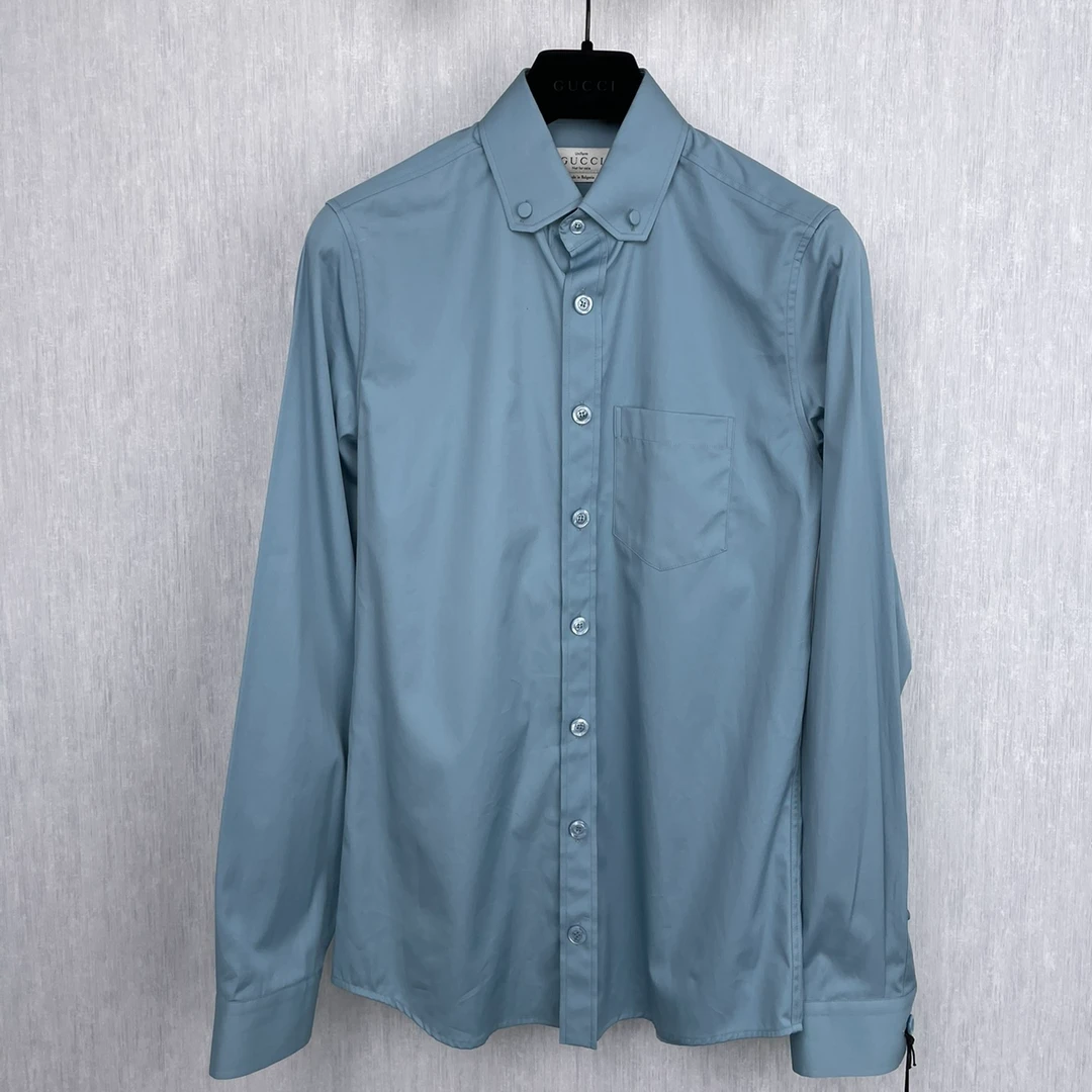 全新未使用 GUCCI/古驰 Gucci经典款男士衬衫男款春夏工服 129494