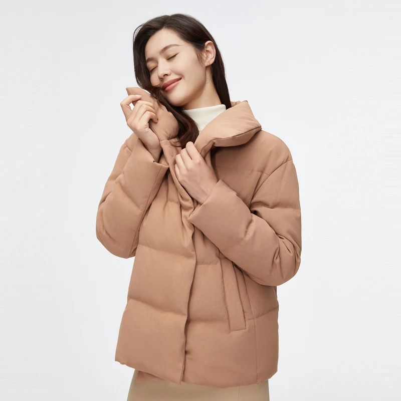 波司登秋冬新款高端品质鹅绒时尚休闲百搭潮流轻盈保暖外套女4114