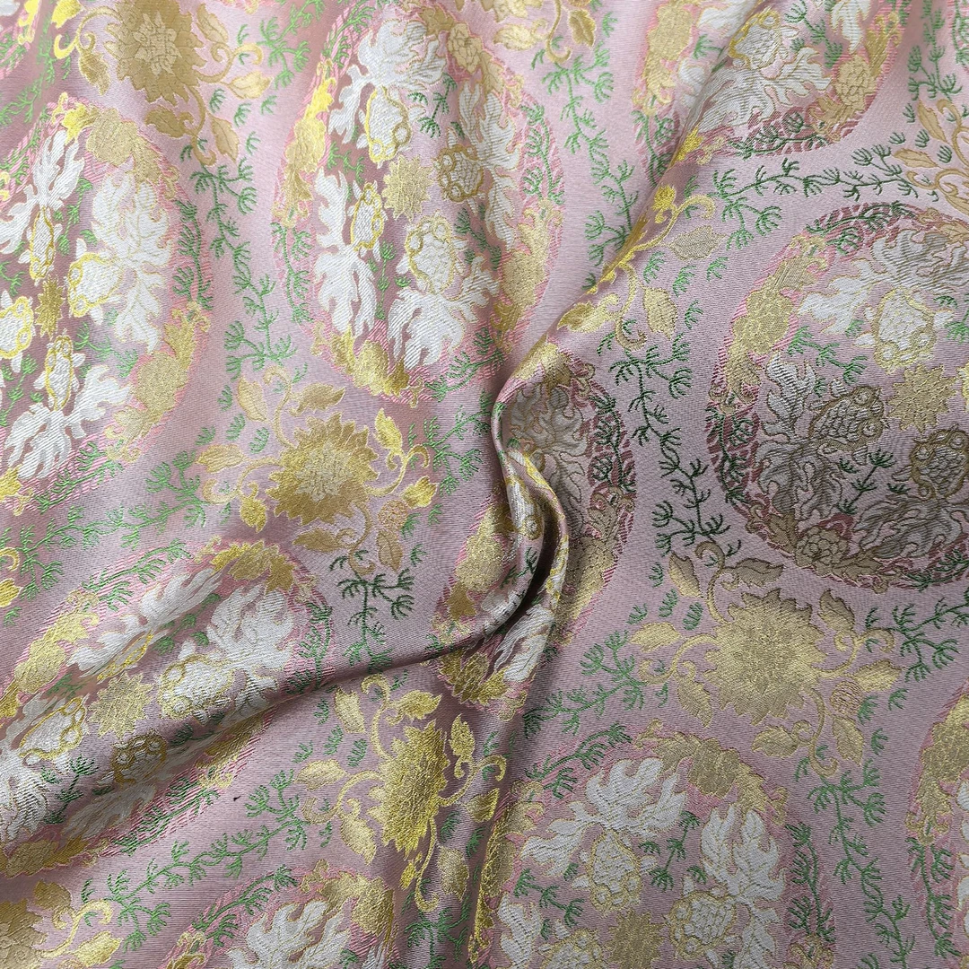 【金鱼戏莲】非遗宋锦桑蚕丝