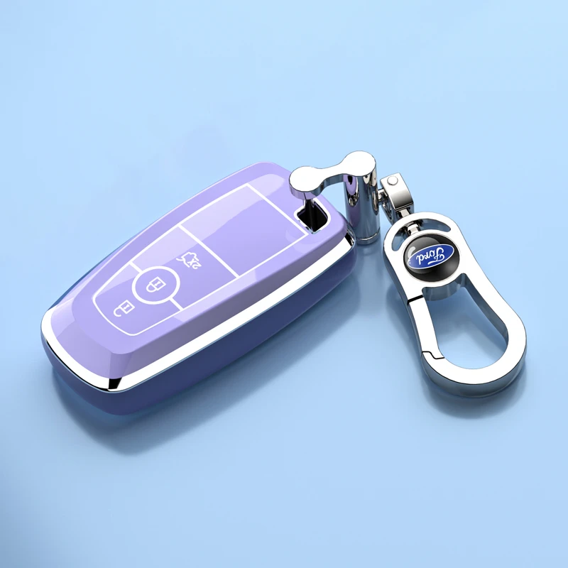 18款福特翼搏钥匙套125高端专用全包车扣2.0L尊翼版遥控器保护壳