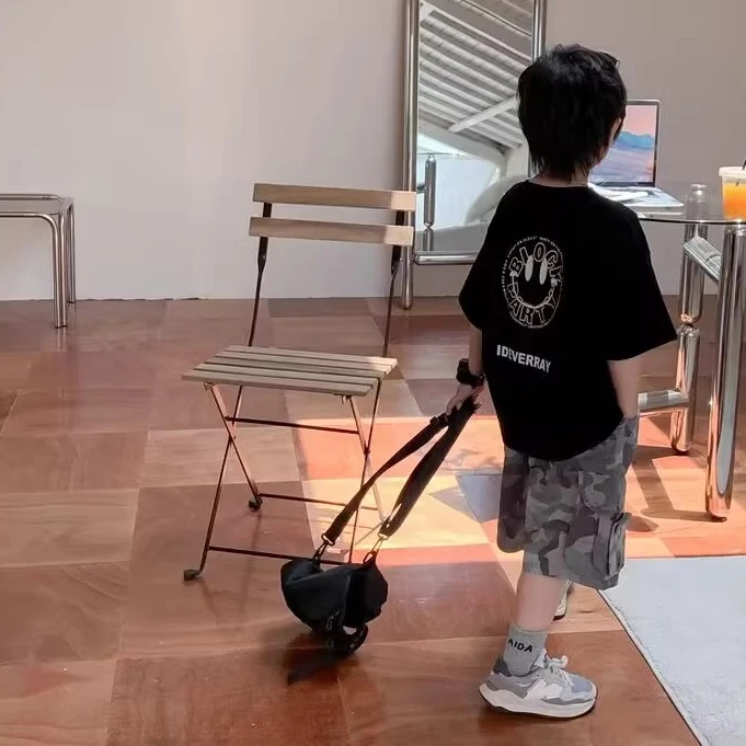 男童T恤薄款宝宝短袖夏季儿童夏装女童上衣韩版潮