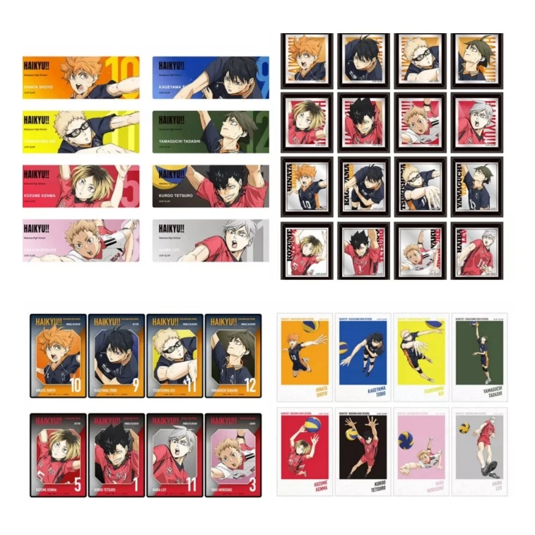 【代拆】 排球少年大交流展 长条透卡冰箱贴吧唧徽章日本动漫周盲