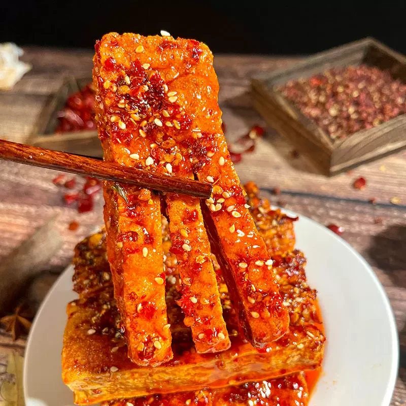 辣友潮【五包套餐巨划算】5片香辣豆腐干独立包装手工现做特色美食