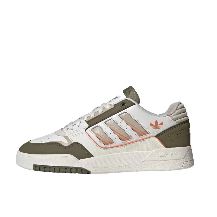 【万象城AD SWC】阿迪达斯三叶草男款时尚复古经典白棕低帮JP5883