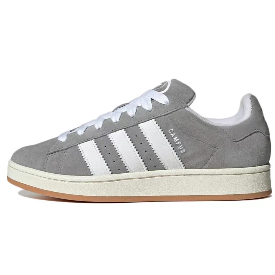 【万象城AD SWC】舒适潮流 防滑耐磨低帮板鞋男女同款灰白HQ8707