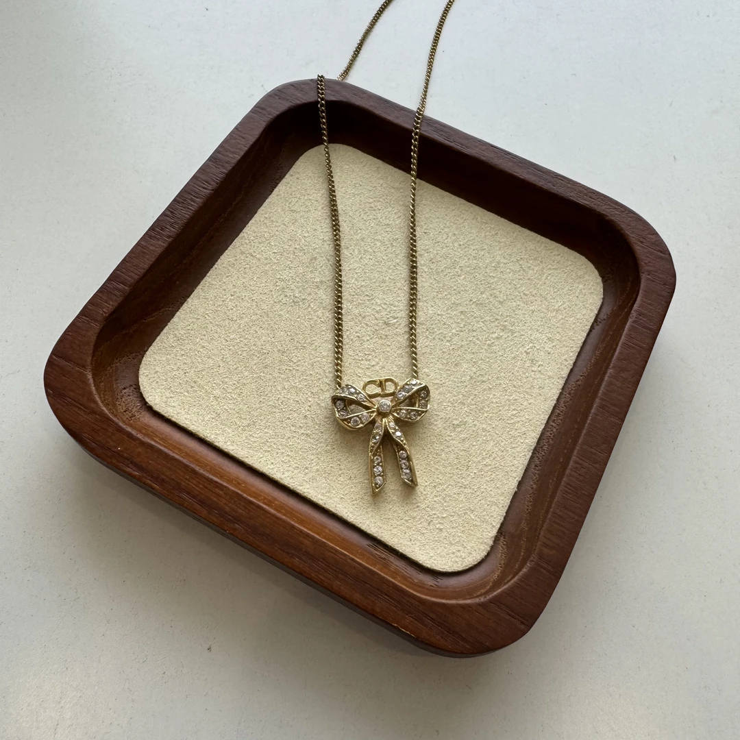 95新 DIOR/迪奥 迪奥蝴蝶结项链/d0023
