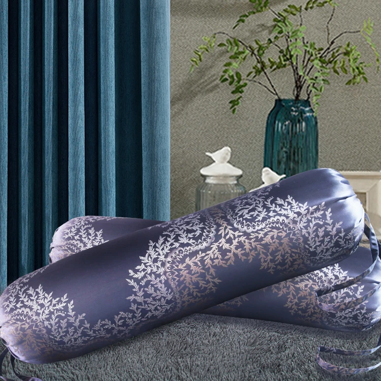 丝若水定制款式抱枕套糖果枕套宽幅加厚色织匹染印花款华美