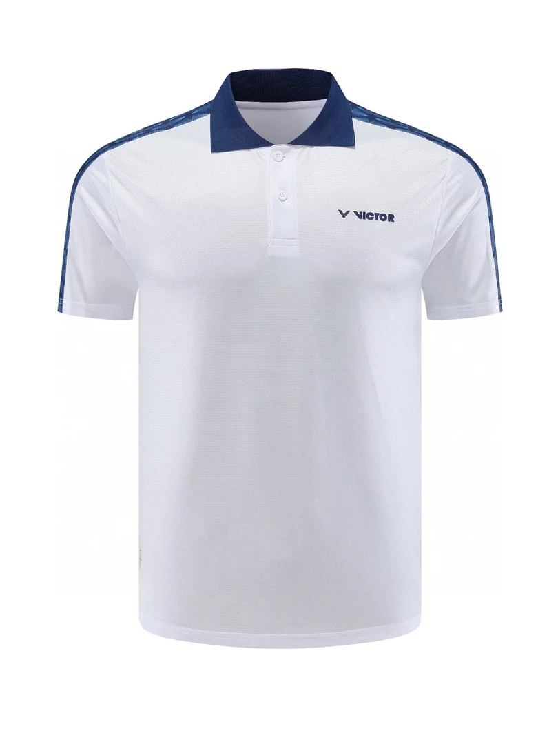 胜利羽毛球55周年纪念款polo衫速干透气打球休闲短袖时尚商务聚会