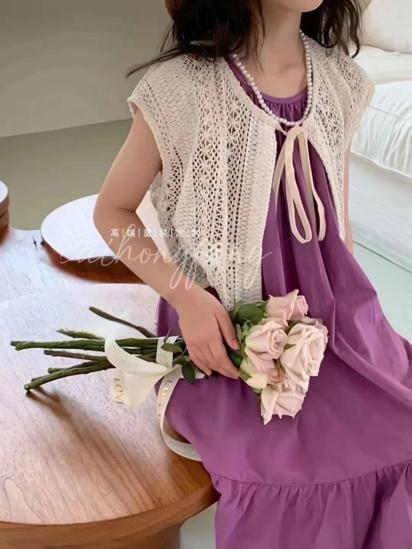 女夏季连衣裙三件套