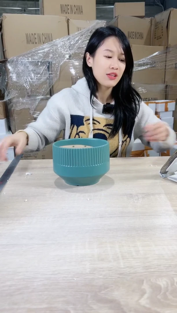 【闪购商品】陶瓷15cm以下蝴蝶兰半纹哑光深绿小号17X12