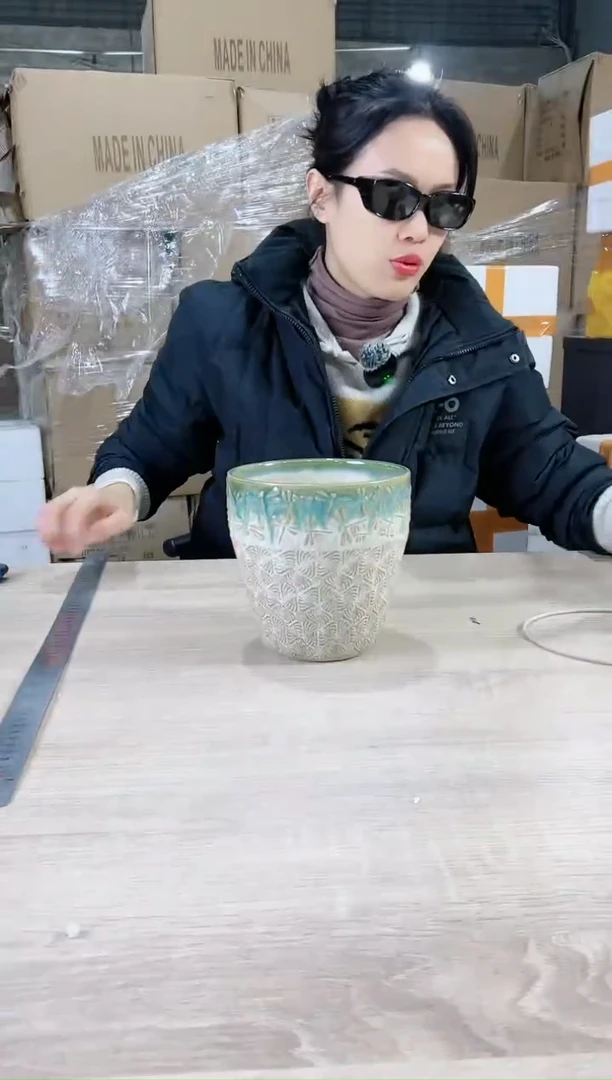 【闪购商品】陶瓷15cm以下蜻蜓青色15X16