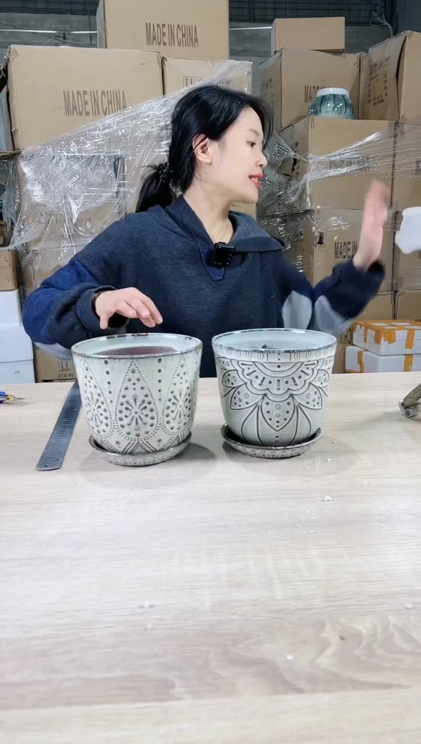 【闪购商品】陶瓷15cm以下两套白色配托盘15X14两个