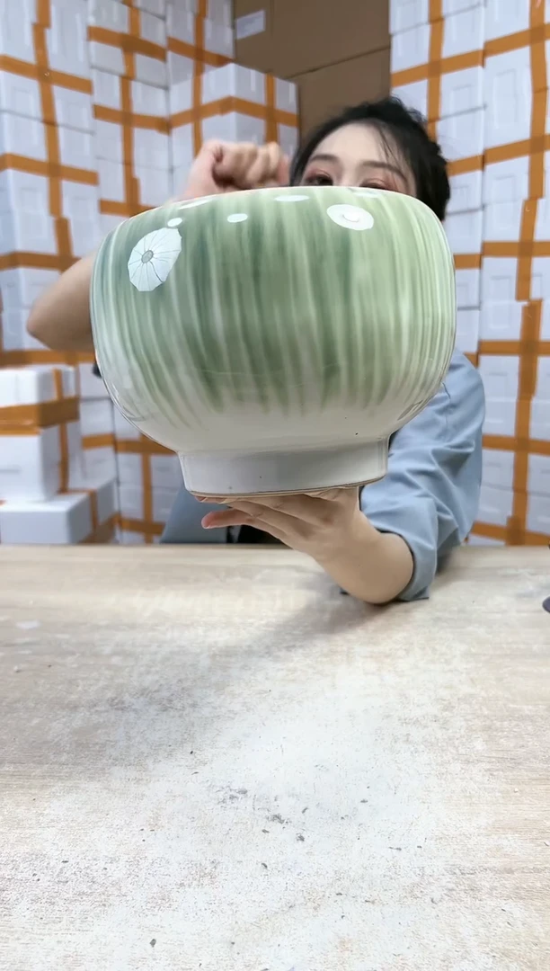 【闪购商品】陶瓷20CM以下圆球刷色小号18x16