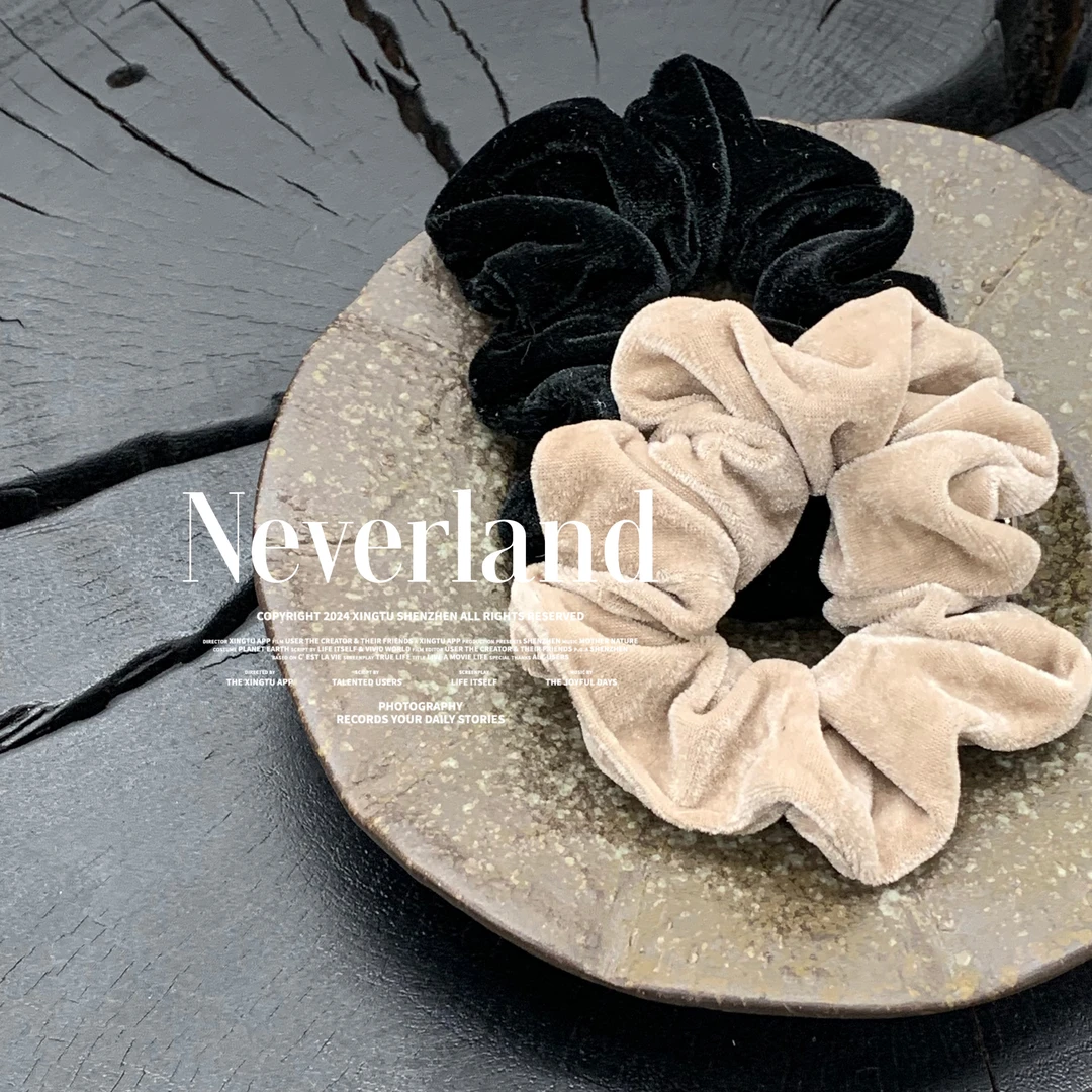 韩国天鹅猪大肠·发圈丝绒发饰