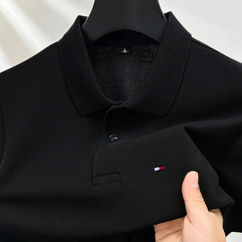 奥莱专柜Tome汤米希凯利男士夏季短袖100%纯棉polo衫纯色翻领T恤